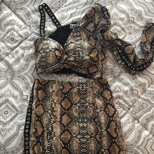 skirt and top set